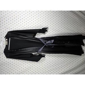 Victorias Secret Satin Silky Robe Sheer LONG Gold Label VINTAGE SMALL